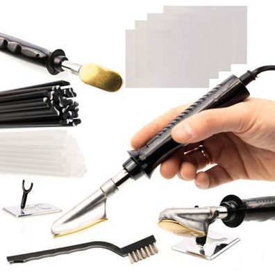 Rosfix Set Kunststoff-Schweißgerät mit Gittern und PP-Stäben | 230 mm, 50 W