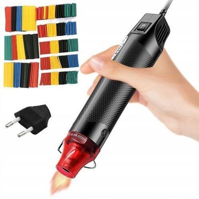 Rosfix Set Heißluftpistole 300W + Schrumpfschlauch 328 Stk | Ø1–14mm