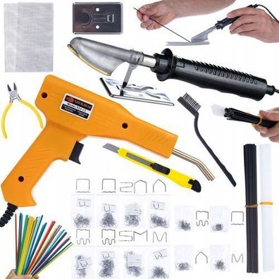 Rosfix Set Kunststoffschweißgerät – 800 Klammern, 5 Schweißdrähte | 230V