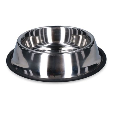 Anti-Rutsch Speise- & Trinkschale Edelstahl 1,80 ltr ß 29 cm