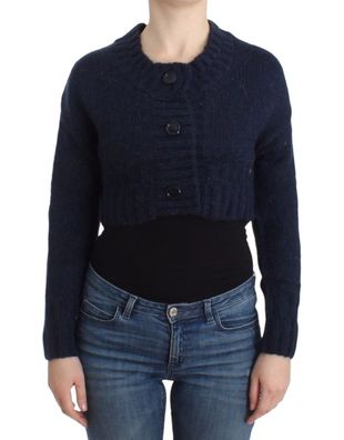John Galliano Blue cropped cardigan