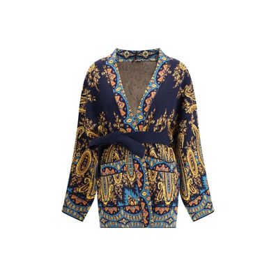 Etro Multicolor Cotton Cardigan