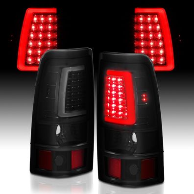 Chevrolet Silverado 03 - 06 LED Tube Rückleuchten 2003 2006 schwarz smoke 05 2005