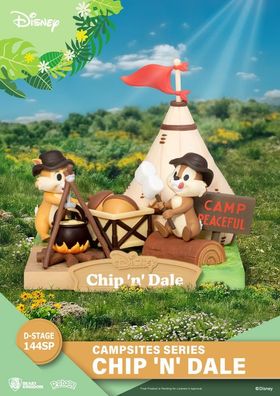 Disney D-Stage Campsite Series PVC Diorama Chip & Dale Special Edition 10 cm