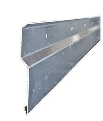 Trittschutzprofil Briel einteilig Blendenhöhe 100-200mm Aluminium Länge 2m