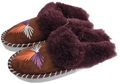 Lammfell Warme Latschen Mules Hausschuhe Gr.41 NEU, Schaffell/ -leder Handarbeit B.1