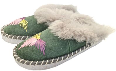 Lammfell Warme Latschen Mules Hausschuhe Gr.41 NEU, Schaffell/ -leder Handarbeit B.5