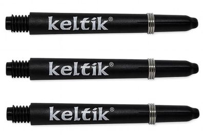 Keltik Nylon Dart Shaft Schwarz 42 mm In-Between | Made in Britain
