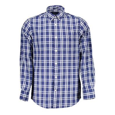 Gant Blue Cotton Men Shirt