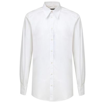 Dolce & Gabbana White Cotton Shirt