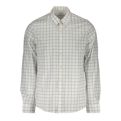 Calvin Klein Bianco Cotton Mens Shirt