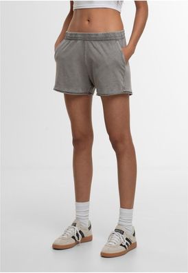 Urban Classics Damen T-Shirt Ladies Washed Jersey Shorts TB7470