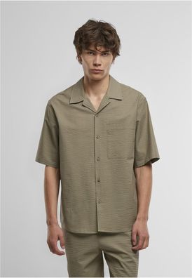 Urban Classics Hemd Relaxed Seersucker Short Sleeve Shirt TB6409