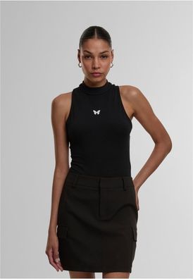 Miss Tee Damen Fly Away Ladies Sleeveless Turtleneck Body MST332