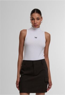 Miss Tee Damen Fly Away Ladies Sleeveless Turtleneck Body MST332