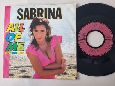 Sabrina - All Of Me (Boy Oh Boy) 7'' Vinyl Germany