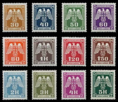 BÖHMEN MÄHREN DIENST Nr 13-24 postfrisch X9F6B0A