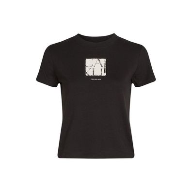 Calvin Klein Jeans Black Recycled Cotton T-Shirt