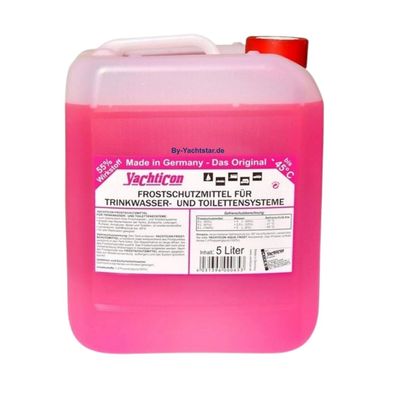 Frostschutzmit für Trinkwasser & Toilettensysteme von Yachticon im 5 Ltr. Gebinde