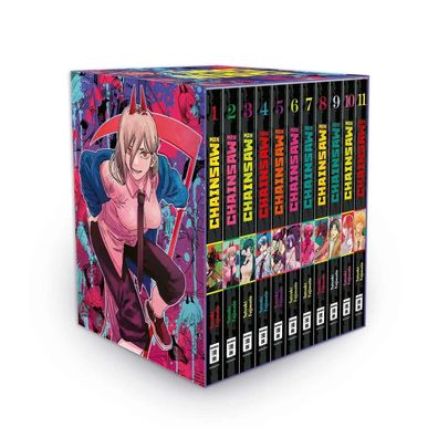 Chainsaw Man Schuber mit Extra | enthält die Bände 1 bis 11 | Tatsuki Fujimoto