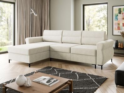 Ecksofa Berne L mit Bettkasten und Schlaffunktion Polstersofa Wohnzimmer