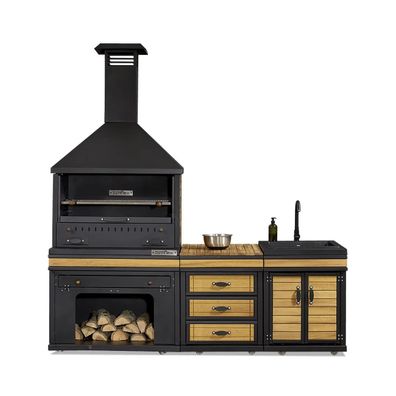 Perfekt für Sommergerichte: Außenküche für entspannte Gartenpartys