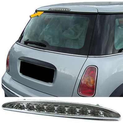 Dritte LED Bremsleuchte Klarglas Chrom für Mini One Cooper S R50 R53 2001-2006