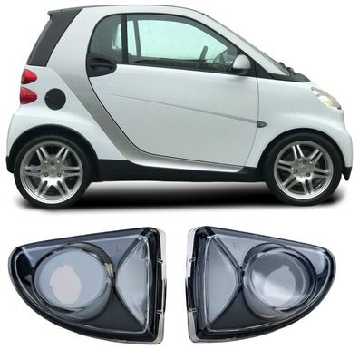 Seitenblinker Set Klarglas Schwarz für Smart ForTwo Cabrio Coupe 451 2007-2015