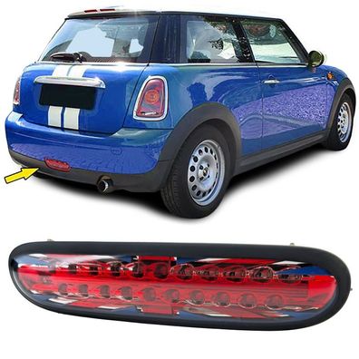 LED Nebelschlußleuchte Rot Schwarz für Mini R56 R57 Cabrio One Cooper D 06-10
