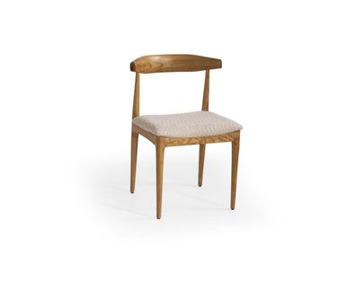 Stuhl Stühle Luxus Design Lehnstuhl Holz Polster Modern Esszimmer Möbel Holz