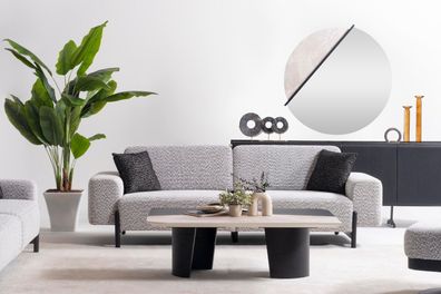 Couchtisch Sofatisch Wohnzimmertisch Hochglanz Weiß Rechteckig Mehrfarbig