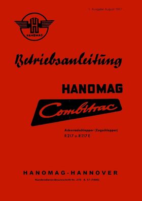 Betriebsanleitung Combitrac R 217 u. R 217 E