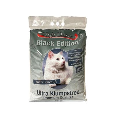 Classic Cat Katzenstreu High Black Edition 12 Liter