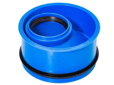 airfit PP-Abwasser-Innen-ReduzierstückDN 110/40, für dickwandige Rohre, blau