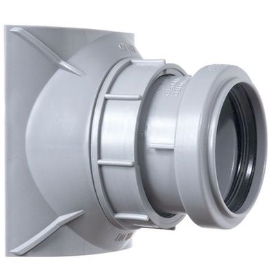 airfit Schraubabzweig DN 125/50grau , Z-42.1-603