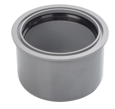 airfit Superkurz-Reduzierstück DN 90x75aus PP, grau