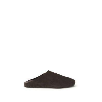 The Row Suede Hudson Mules