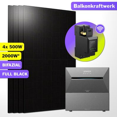 2000W Balkonkraftwerk Anker Solarbank 3 E2700 Pro mit Erweiterung BP2700