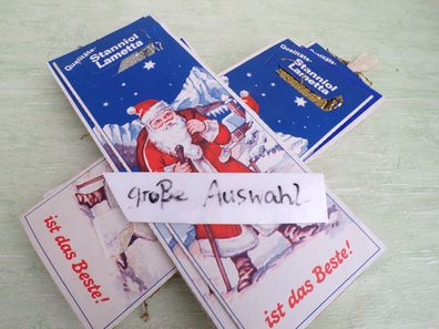 altes Qualitäts Stanniol Lametta ist das Beste Weihnachtsmann im Schnee West Germany