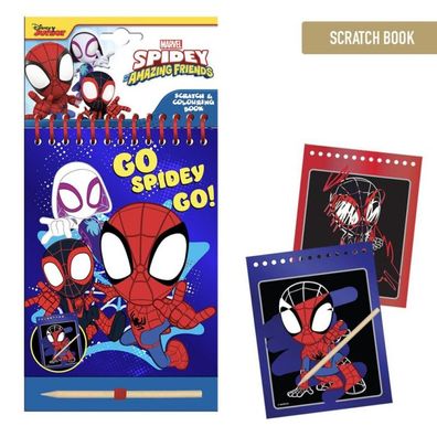 Marvel Spidey Erstaunliche Freunde Kratzer Briefpapier Set