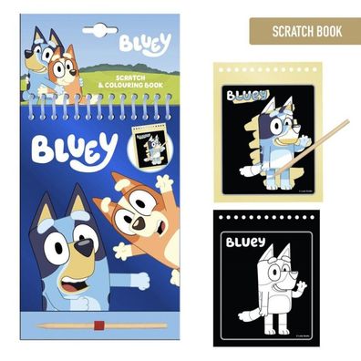 Bluey scratch Schreibwaren Set