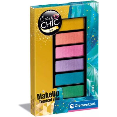 Clementoni Crazy Chic Teen: MakeUp Eyes Tropical Vibe