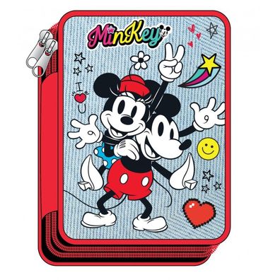 Disney Minnie Minkey gefülltes 2-stufiges Federmäppchen