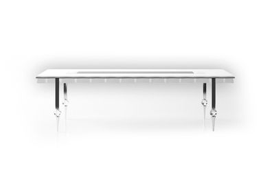 Konferenztisch im modernen Stil Ästhetik und Ordnung in einer Lösung