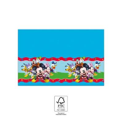 Disney Mickey Rock the House Papier Tischdecke 120x180 cm FSC