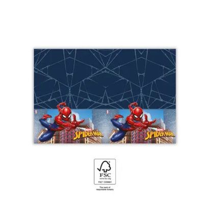 Spiderman Crime Fighter Papier Tischdecke 120x180 cm FSC