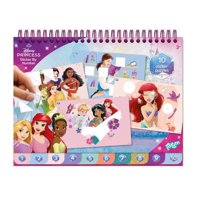 Disney Prinzessin Sprinkle Party Story Puzzle-Aufkleber und Malset