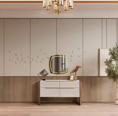 Schminktisch mit Spiegel Platz für Ordnung und Gemütlichkeit