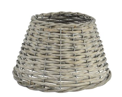 Weihnachtsbaumrock aus Weide 25x15cm 1 Stück Grau / Naturfarben