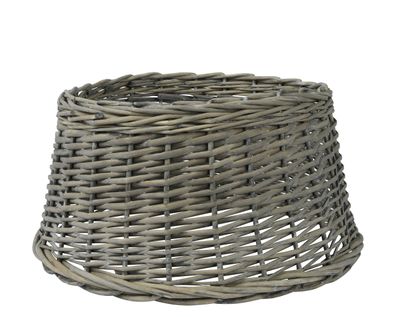 Weihnachtsbaumrock aus Weide 43x22cm 1 Stück Grau